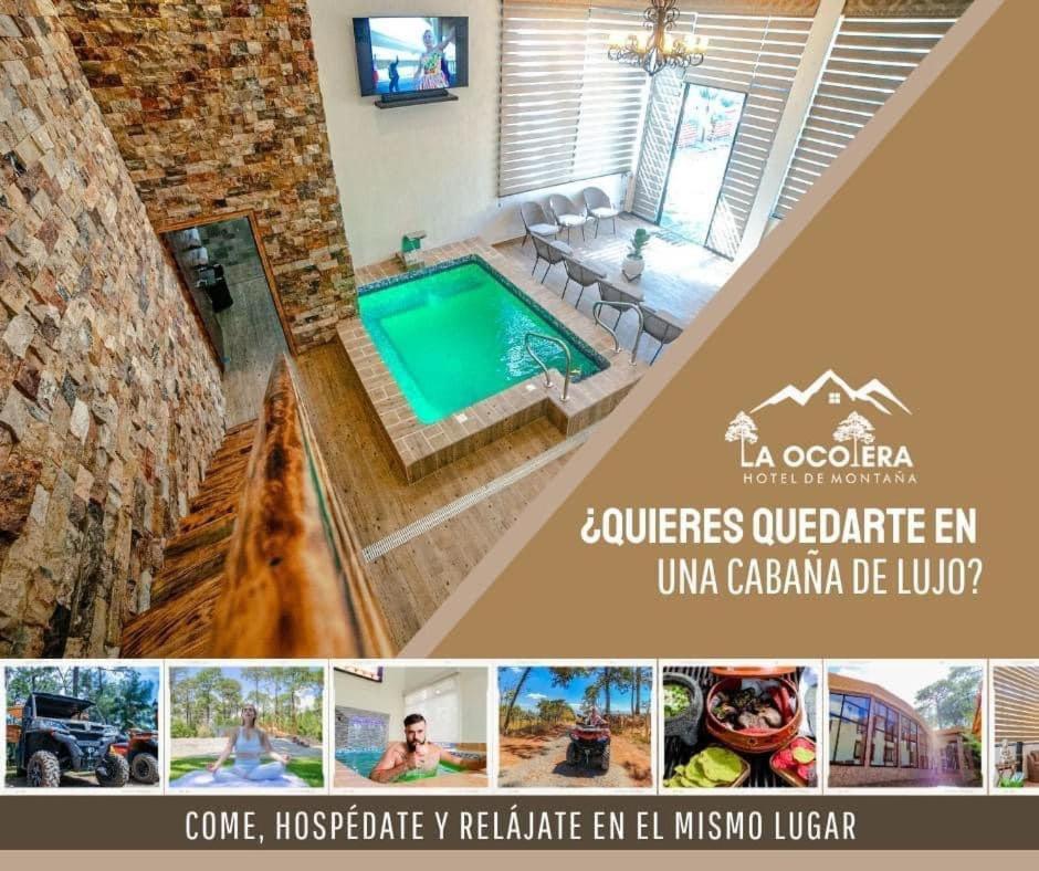 La Ocotera Hotel De Montana Cabanas Amenidades San Marcos  エクステリア 写真